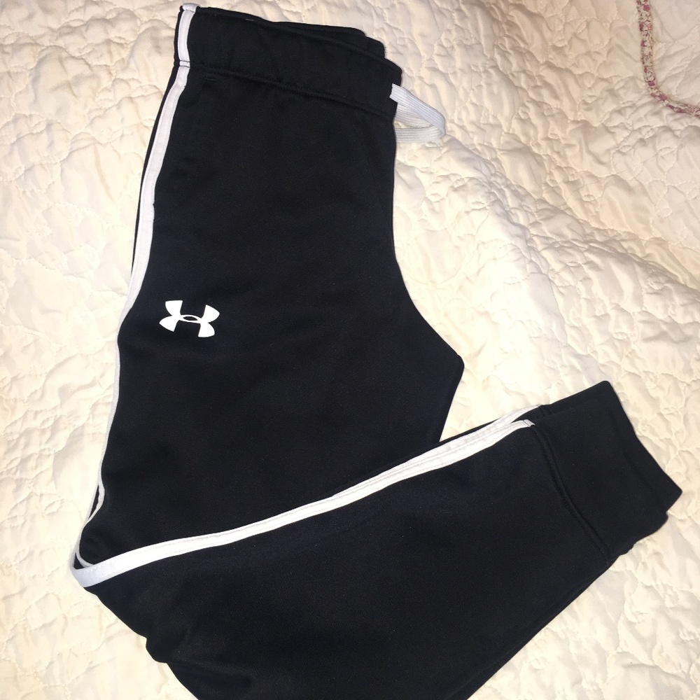 UNDER ARMOR   COLDGEAR TRACK PANTS  KIDS  SIZE   M